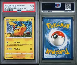 2020 Pokemon General Mills 25th Anniversary PIKACHU #039 Holo - PSA 9 MINT - Image 3