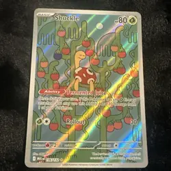 Shuckle 136/132 Me01: Mega Evolution Holo Pokemon - Image 1