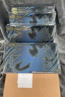 Pokemon Phantasmal Flames Mega Charizard X ex UPC Case of 4 Sealed Boxes C - Image 1