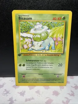 1999 Pokemon German 1st Edition Bulbasaur (Bisasam) #44 - Non-Holo - Mint Condit - Image 1