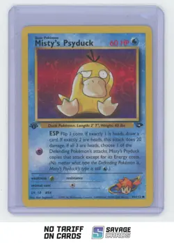 2000 Pokemon Gym Challenge 1st Edition Misty’s Psyduck #90/132 - Image 1