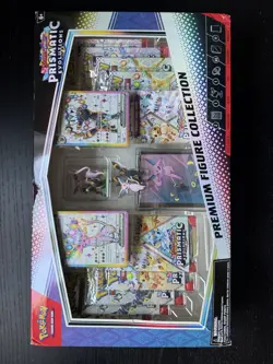 Pokemon Prismatic Evolutions Premium Figure Collection In Hand - Image 1