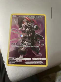 Pokemon TCG Armored Mewtwo SM228 Black Star Promo - Image 1