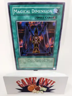 YuGiOh Magical Dimension TU02-EN003 Turbo Pack Unlimited Super Rare LP - Image 1