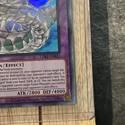 Cyber Eternity Dragon YuGiOh! LDS2-EN033 Purple Ultra Rare 1st Ed - Image 3