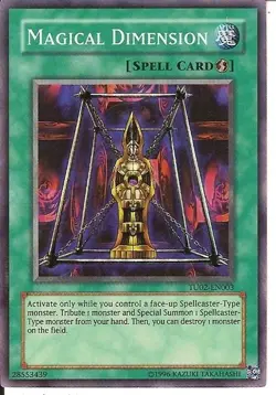 Yugioh! MP Magical Dimension - TU02-EN003 - Super Rare - Unlimited Edition Moder - Image 1