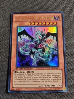 Yu-Gi-Oh! TCG Malefic Stardust Dragon Shonen Jump Magazine Promos JUMP-EN043... - Image 1