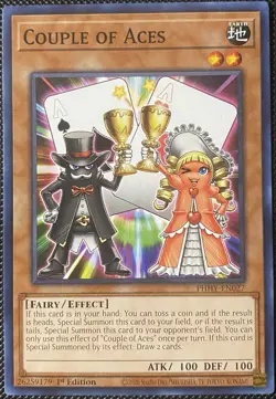 Couple of Aces PHHY-EN027 Photon Hypernova 1st Edition - Yugioh Card - Image 1