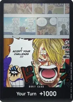 near mint - 1 x One Piece DON!! Card - Ivankov & Sanji - (Double Pack Set Vol. 3 - Image 1