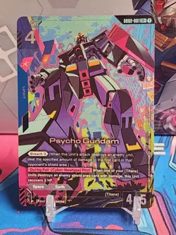 Psycho Gundam (LR+) GD02-001 Gundam TCG Card Game - Dual Impact *English - Image 1