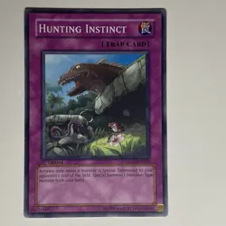 Yu-Gi-Oh TCG Hunting Instinct SD09-EN028 1st Edition Common Card Played MP-LP - Image 1