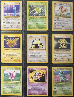 Vintage WOTC Pokemon Card Lot: 100+ Cards No Duplicates - Image 1
