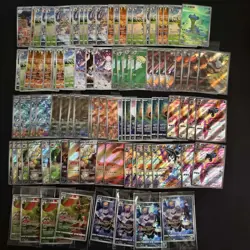 100 Lot Pokemon TCG Chinese Card CHR AR Lapras Baxcalibur Arctibax A3 SQ - Image 1