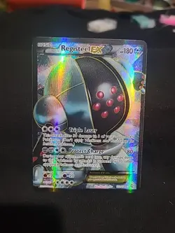 Pokemon Card 2012 Dragons Exalted Ultra Rare Full Art: Registeel EX 122/124 - Image 2