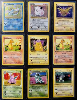 Vintage Pokemon Card Lot: Holos & Shadowless First Editions - Image 1