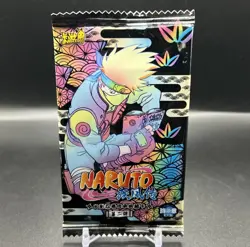 9 x Naruto Kayou EX2 Wave 2 Kakashi Booster Pack (9 Packs, 45 Total Cards) - Image 1