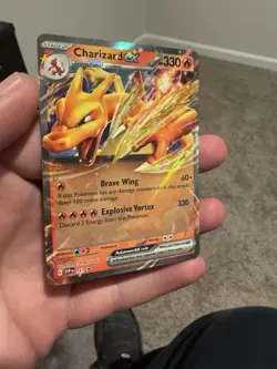 Pokemon TCG Charizard Ex-161 Scarlet & Violet Promo-Holo Card M/Nm Condition - Image 2
