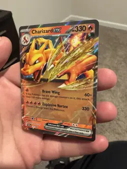 Pokemon TCG Charizard Ex-161 Scarlet & Violet Promo-Holo Card M/Nm Condition - Image 3