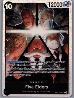 Five Elders OP13-082 SR Carrying on His Will - ONE PIECE Card Game English - Image 1