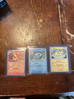 Prismatic Evolutions Poster Promo Cards (SVP), Vaporeon, Flareon & Jolteon - Image 1