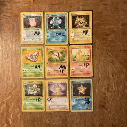 Pokemon TCG Vintage Lot of 9 Cards (Holos! 1st Edition! Black Star Promo!) - Image 1