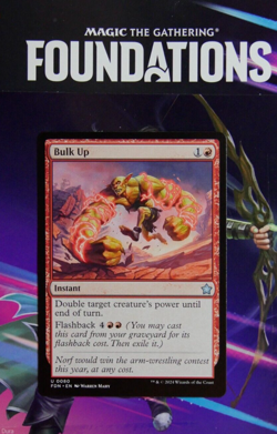 MTG FDN: Bulk Up (Instant) Regular Uncommon 0080 Foundations - Image 1