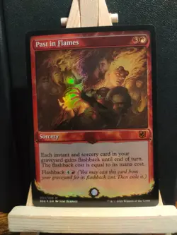 Past in Flames FOIL - Signature Spellbook: Chandra - NM to LP (see pics) - Image 1