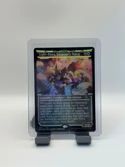 MTG, Light-Paws, Emperor's Voice FOIL (Showcase) 367 Kamigawa: Neon Dynasty Foil - Image 1