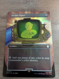 Arcane Signet (Borderless) Universes Beyond: Fallout Foil - Image 1