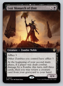 Lost MOnarch of Ifnir Ext Art- MTG Aetherdrift - Image 1