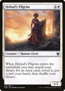 Foil Heliod's Pilgrim 20 C Theros Beyond Death MTG - Image 1