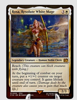 Rosa, Resolute White Mage 0555 FFIV- Final Fantasy- Reg Rare-MTG Magic 2025 NM - Image 1