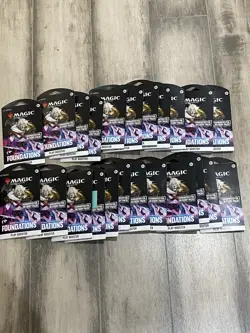 Magic The Gathering Foundations Play Booster Pack Lot Of 23 Packs Sealed - Image 1