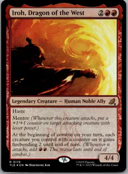 MTG Avatar The Last Airbender Eternal Iroh, Dragon of the West 0119 FOIL Rare NM - Image 1