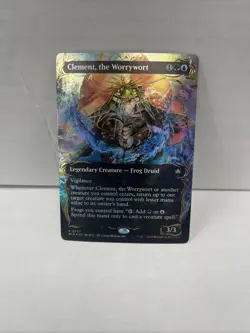 MTG - Bloomburrow - Clement, the Worrywort (Raised Foil) - Image 1