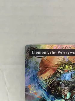 MTG - Bloomburrow - Clement, the Worrywort (Raised Foil) - Image 3