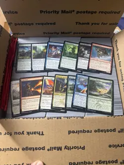 Magic The Gathering: MTG Bulk Box Medium Flat Rate Box C/U FIN TDM - Image 1