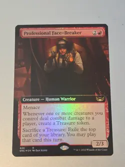 Professional Face-Breaker (Extended Art) Streets of New Capenna Foil - Image 1