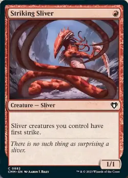 1 x Striking Sliver - Commander Masters - NM-Mint - MTG - Image 1