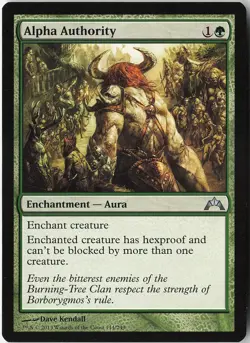 Alpha Authority Uncommon Gatecrash LP MTG - Image 1
