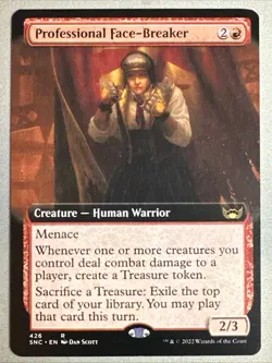 MTG / Professional Face-Breaker / SNC / #426 / Regular (Extended Art) Rare / NM - Image 1