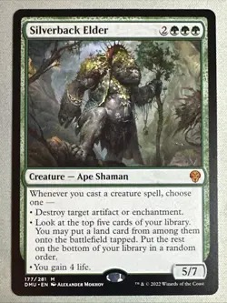 MTG / Silverback Elder / DMU / #177 / Regular / Mythic / NM - Image 1