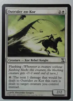 Outrider en-Kor *Uncommon* Magic MtG x1 Time Spiral MP - Image 1