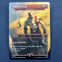 MTG Calliope’s Song God Of War: Greek Secret Lair NM Pack Fresh - Image 1
