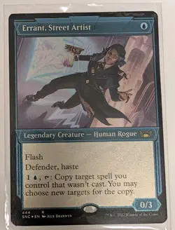 Errant, Street Artist (Showcase) (Foil Etched) Streets of New Capenna - MTG RARE - Image 1