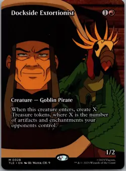 MTG Dockside Extortionist 0028 Regular (Borderless) Avatar TLE NM - Image 1