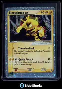 2003 POKEMON EX RUBY & SAPPHIRE #97/109 ELECTABUZZ EX HOLO - Image 1