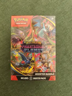 Pokemon TCG Mega Evolution Phantasmal Flames Booster Bundle NEW FACTORY SEALED - Image 1