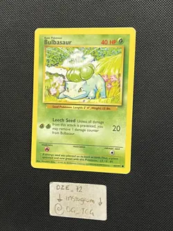 Pokemon 1999 WOTC Base Set - Bulbasaur - 44/102 - Common - NM/VLP - Image 4