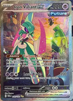 Iron Valiant ex Special Illustration Rare - 249/182 - Paradox Rift Pokemon 2023 - Image 1